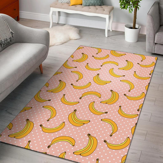 Banana Pattern Print Design BA06 Area Rugs