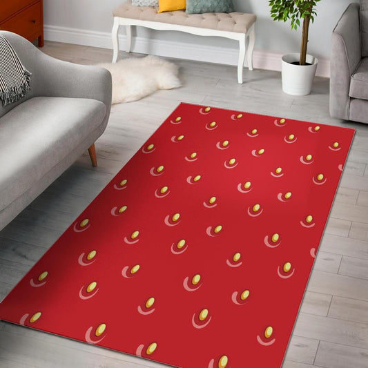 strawberry texture skin pattern Area Rug