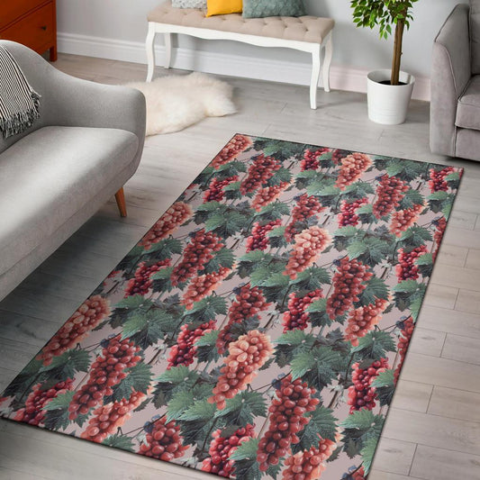 Grape Pattern Print Design GP01 Area Rugs
