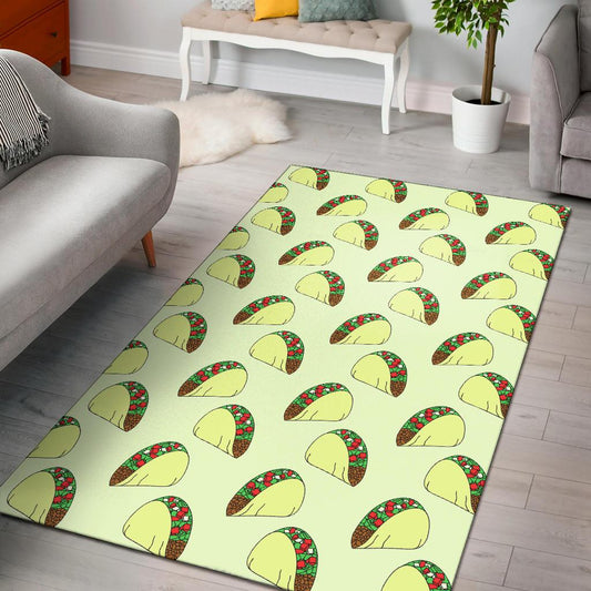 Taco Pattern Print Design TC05 Area Rugs