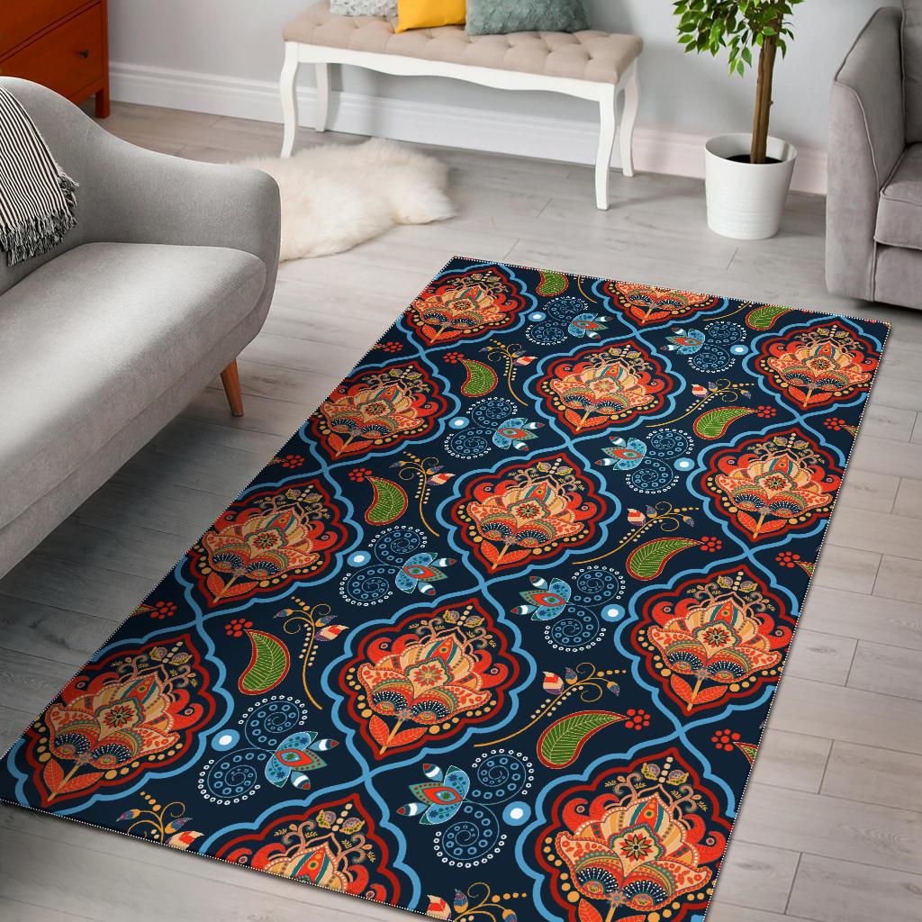 Indian Traditional Pattern Area Rug
