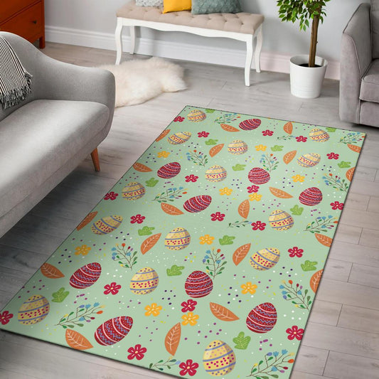 Easter Eggs Pattern Print Design RB07 Area Rugs