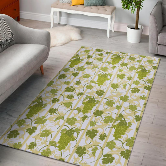 Grape Pattern Background Area Rug