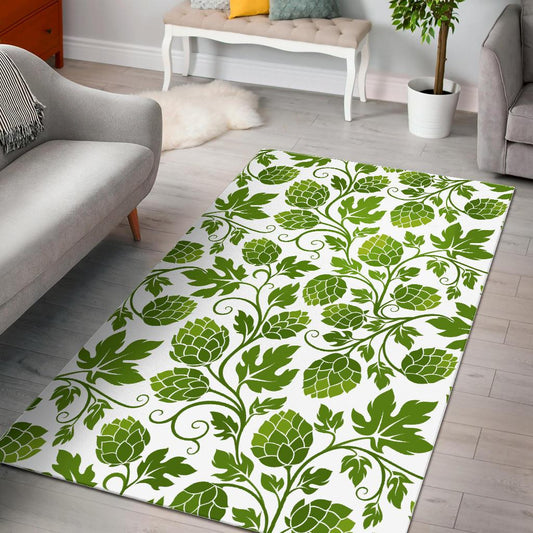 Hop design pattern Area Rug