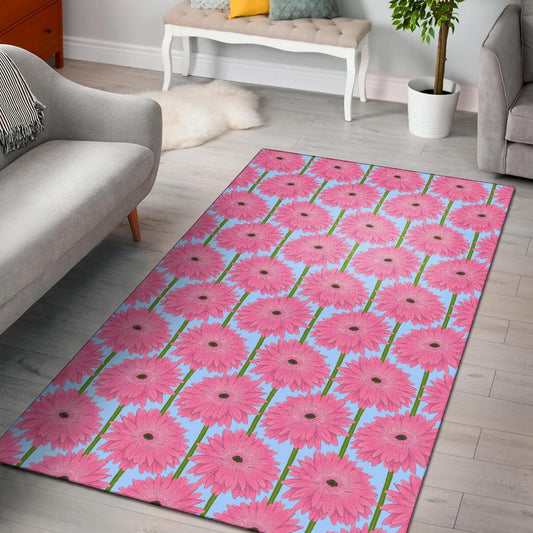 Gerberas Pattern Print Design GB01 Area Rugs