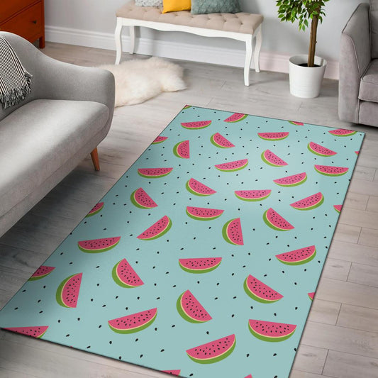 Watermelon Pattern Print Design WM06 Area Rugs