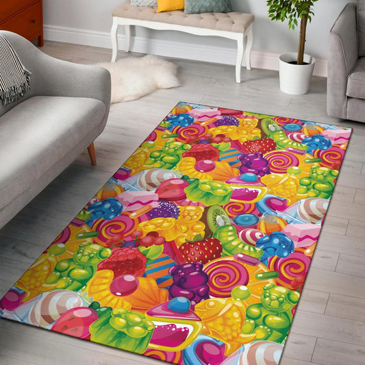 Candy Pattern Print Design CA01 Area Rugs