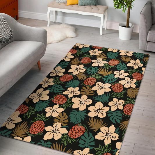 Hawaiian Themed Pattern Print Design H08 Area Rugs