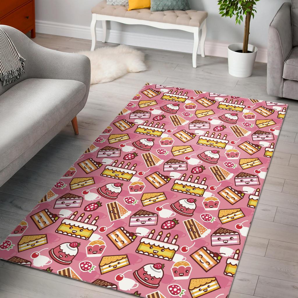 Cake Pattern Background Area Rug
