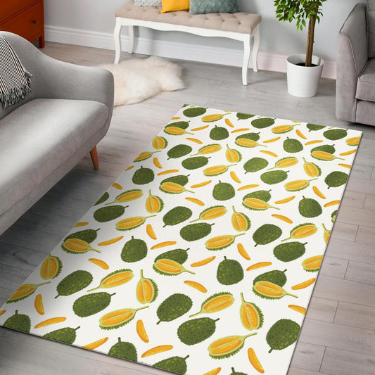Durian Pattern Background Area Rug