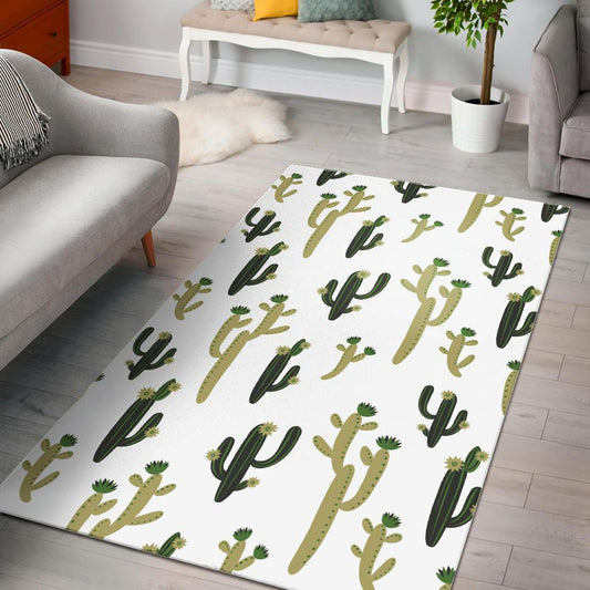 Cute cactus pattern Area Rug