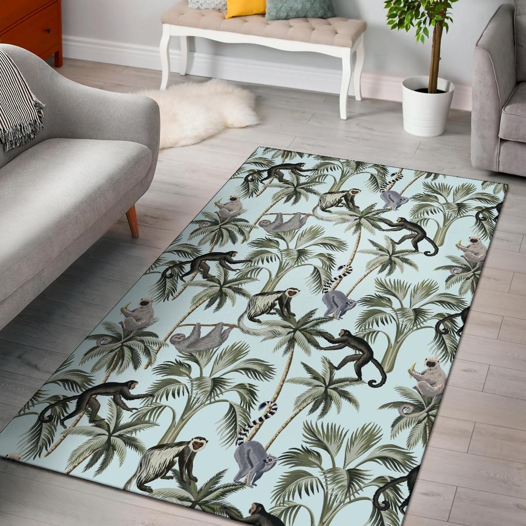 Rainforest Pattern Print Design RF04 Area Rugs