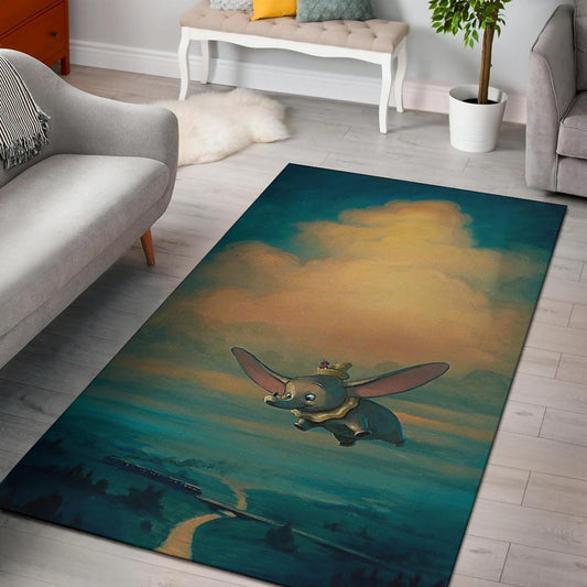 Flying Dumbo Area Rug