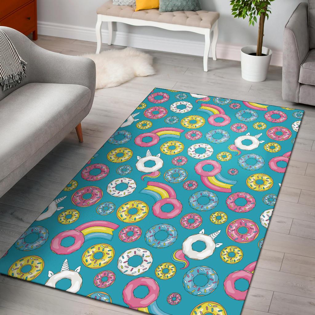 Donut Pattern Print Design DN013 Area Rugs