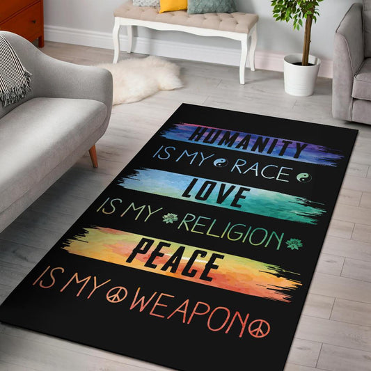 Black Area Rug
