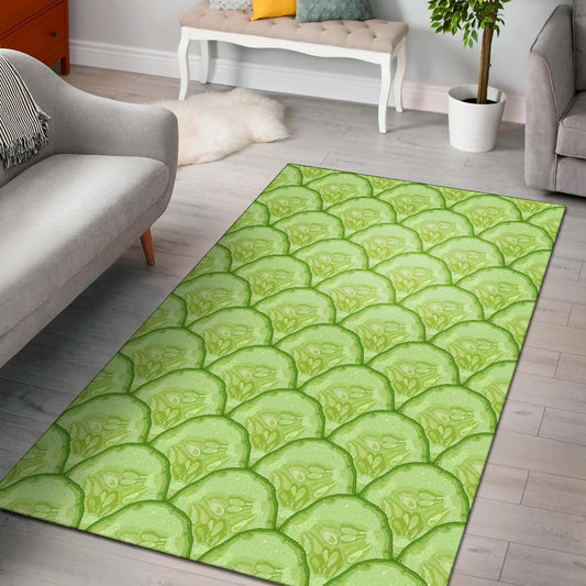 Cucumber Pattern Print Design CC04 Area Rugs