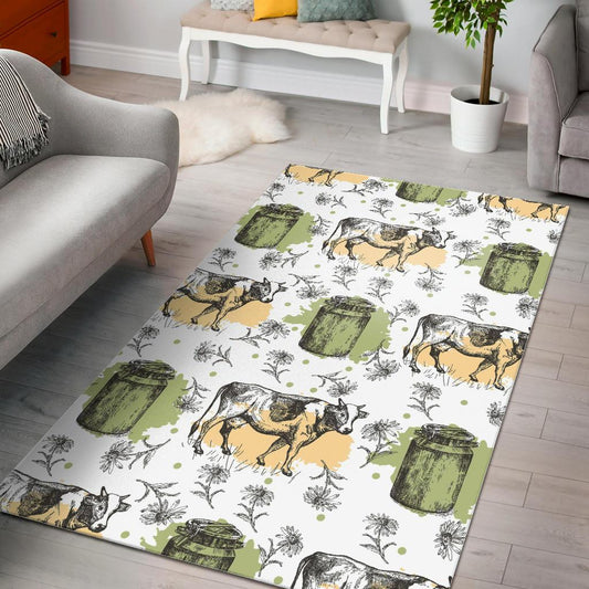 Cow Pattern Area Rug