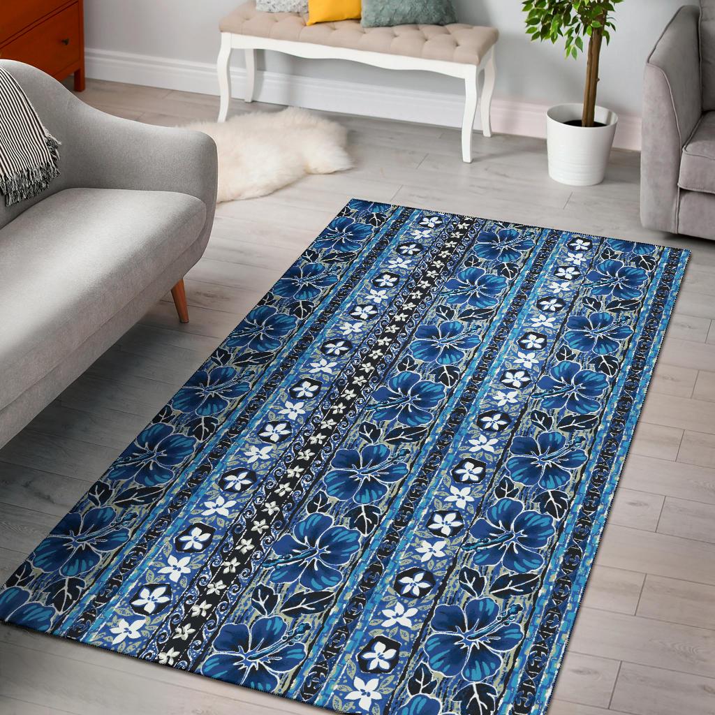 Hawaiian Themed Pattern Print Design H012 Area Rugs