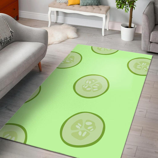 Cucumber pattern Area Rug