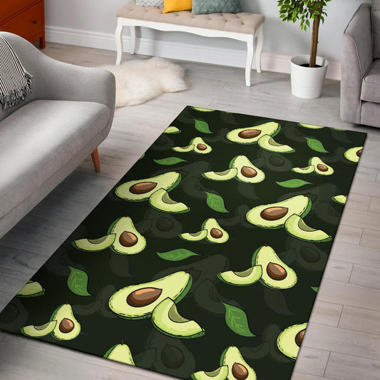 Avocado Pattern Print Design AC07 Area Rugs
