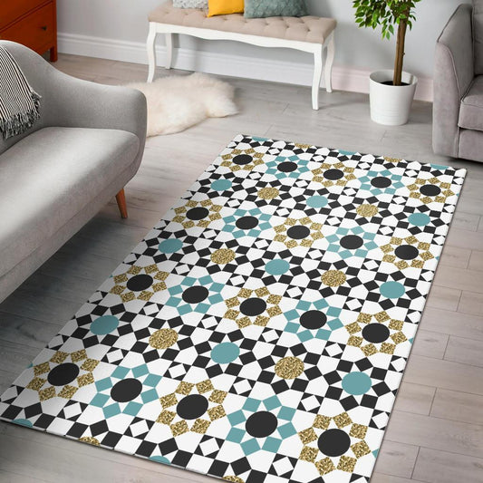 Arabic Morocco Pattern Area Rug