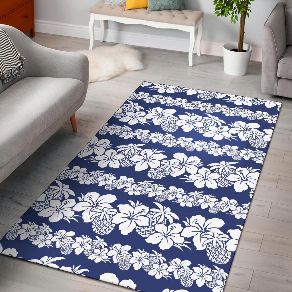 Hawaiian Themed Pattern Print Design H07 Area Rugs