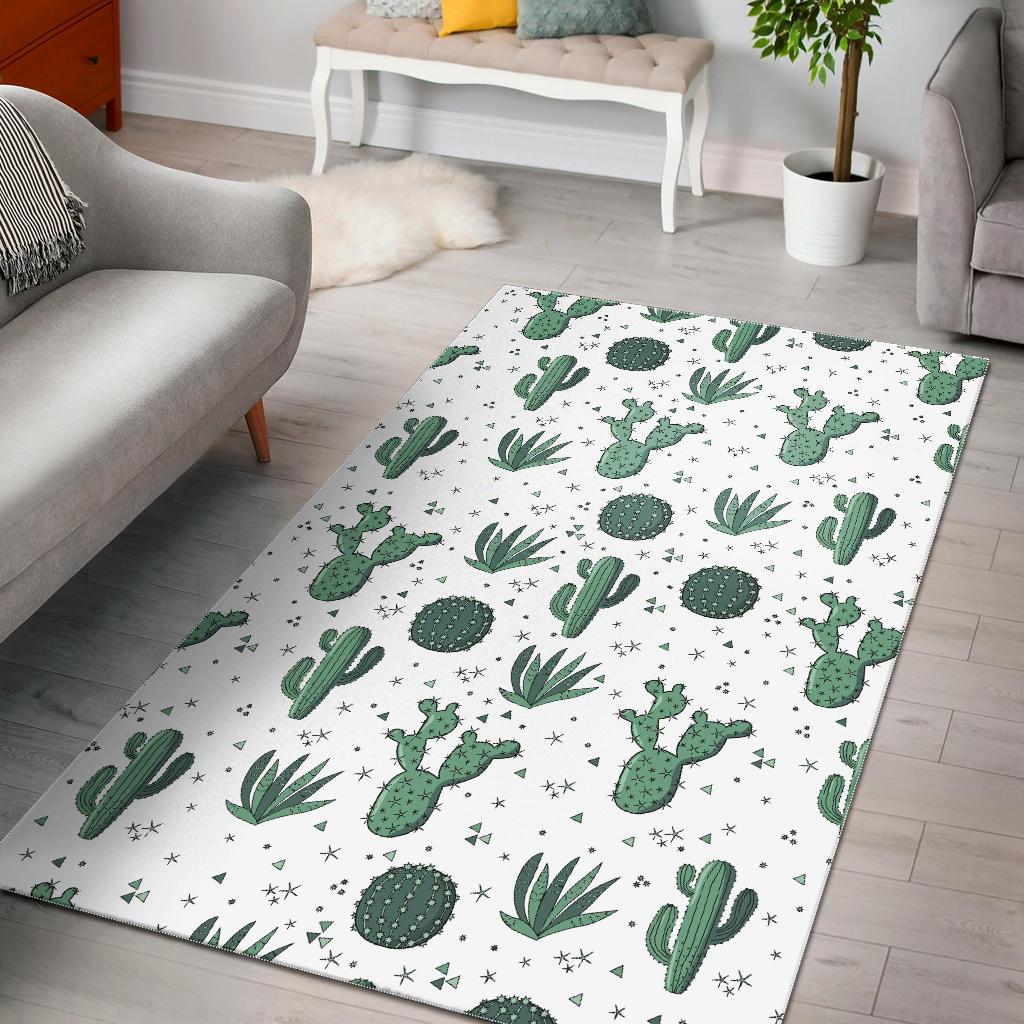 Cactus Pattern Area Rug