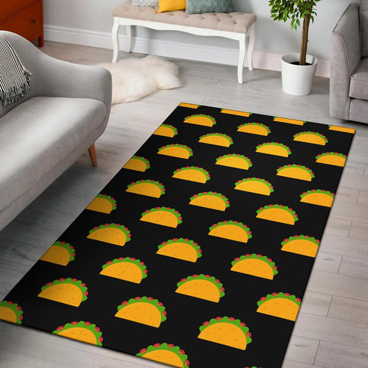 Taco Pattern Print Design TC06 Area Rugs