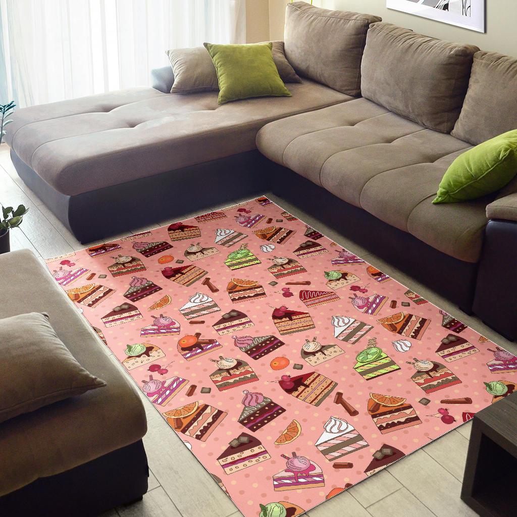 Cake Pattern Pokka dot Background Area Rug