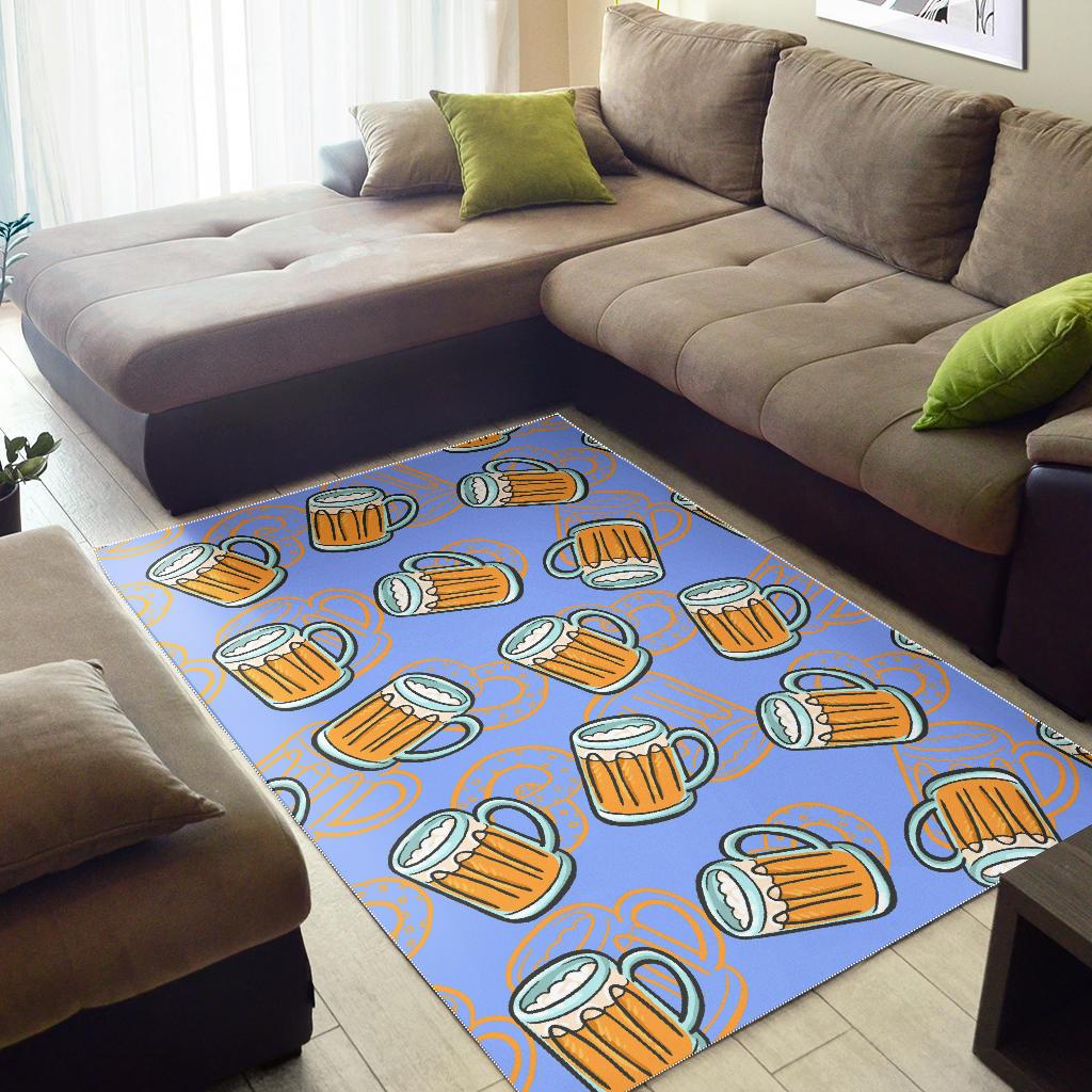 Beer pattern Area Rug