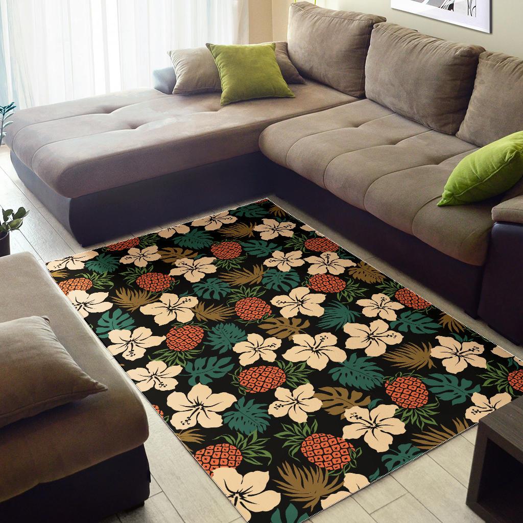 Hawaiian Themed Pattern Print Design H08 Area Rugs