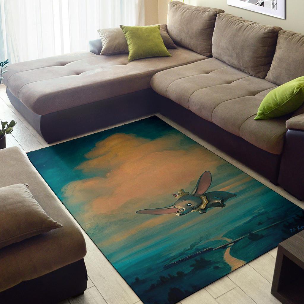 Flying Dumbo Area Rug