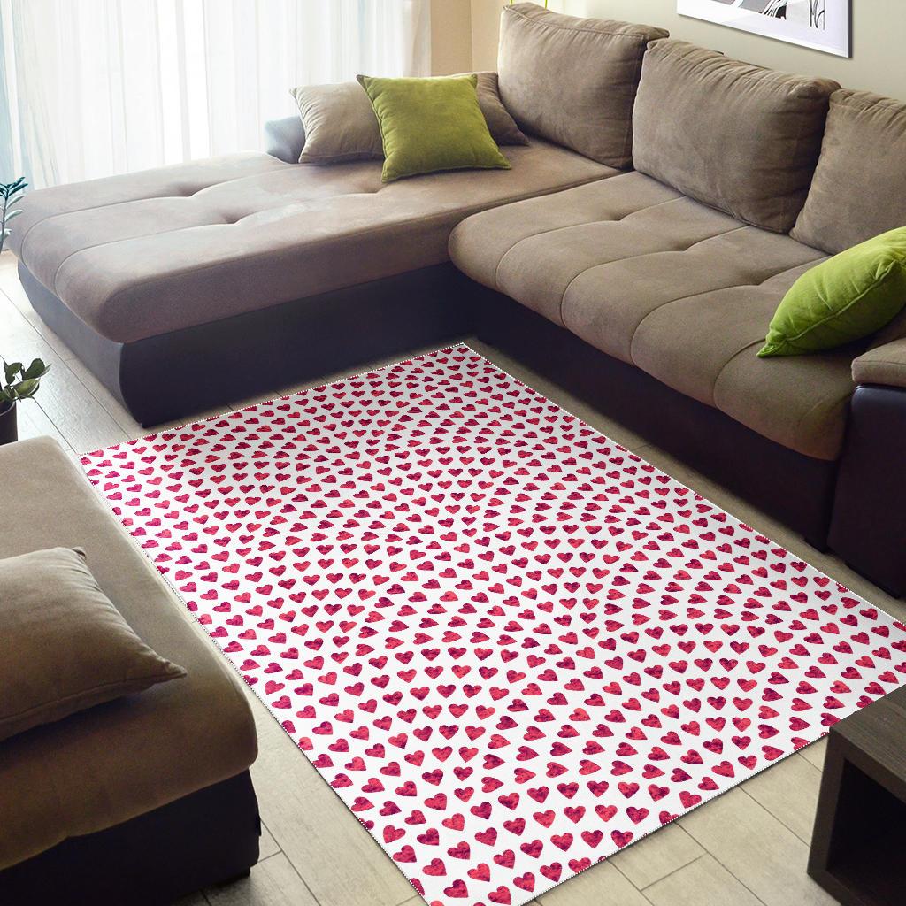 Heart Wave Pattern Area Rug