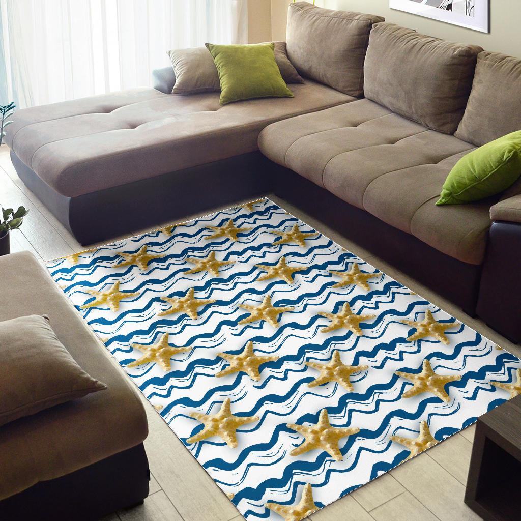 Starfish Pattern Area Rug