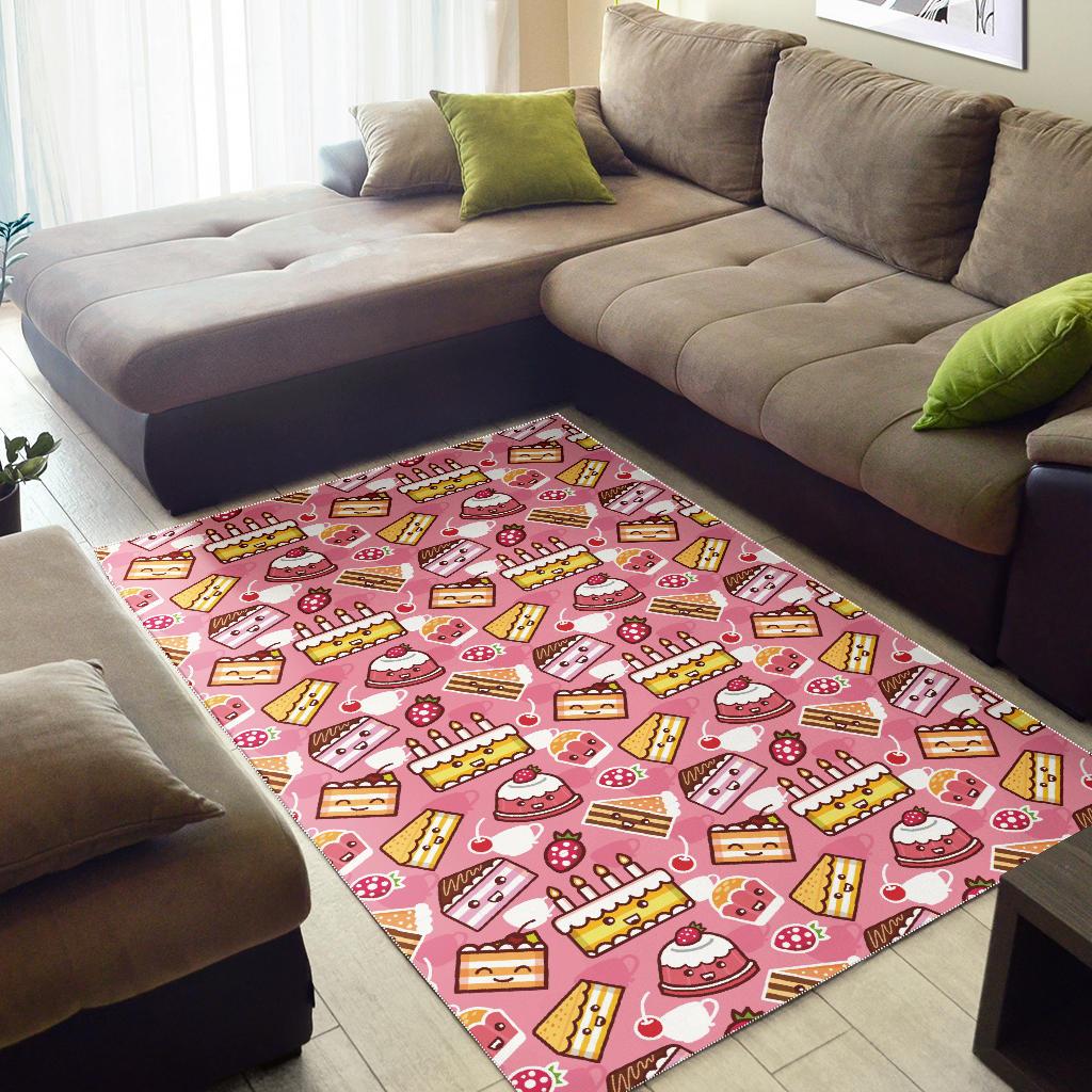 Cake Pattern Background Area Rug