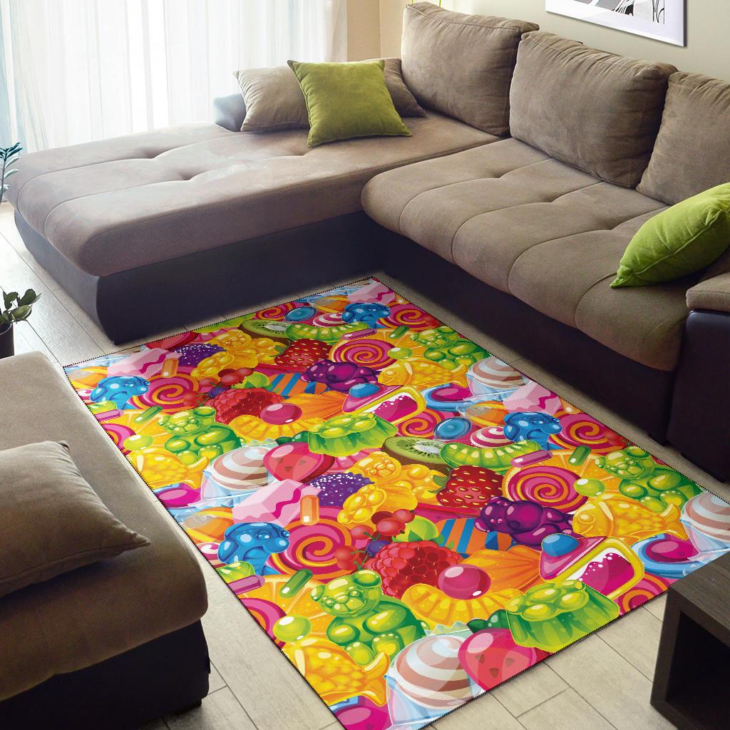 Candy Pattern Print Design CA01 Area Rugs