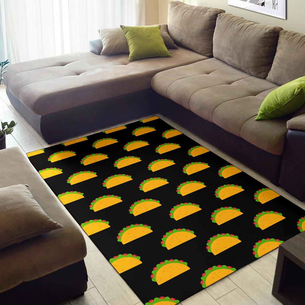 Taco Pattern Print Design TC06 Area Rugs