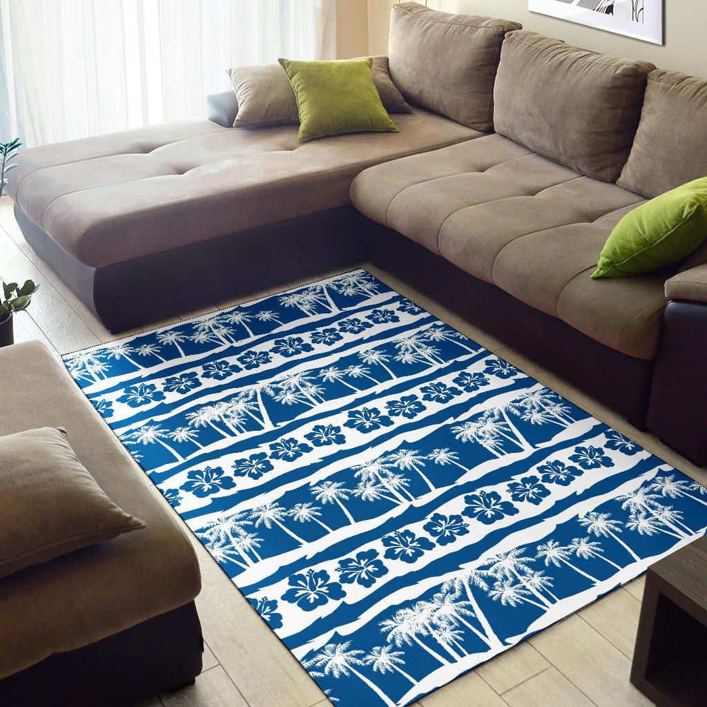 Hawaiian Themed Pattern Print Design H021 Area Rugs
