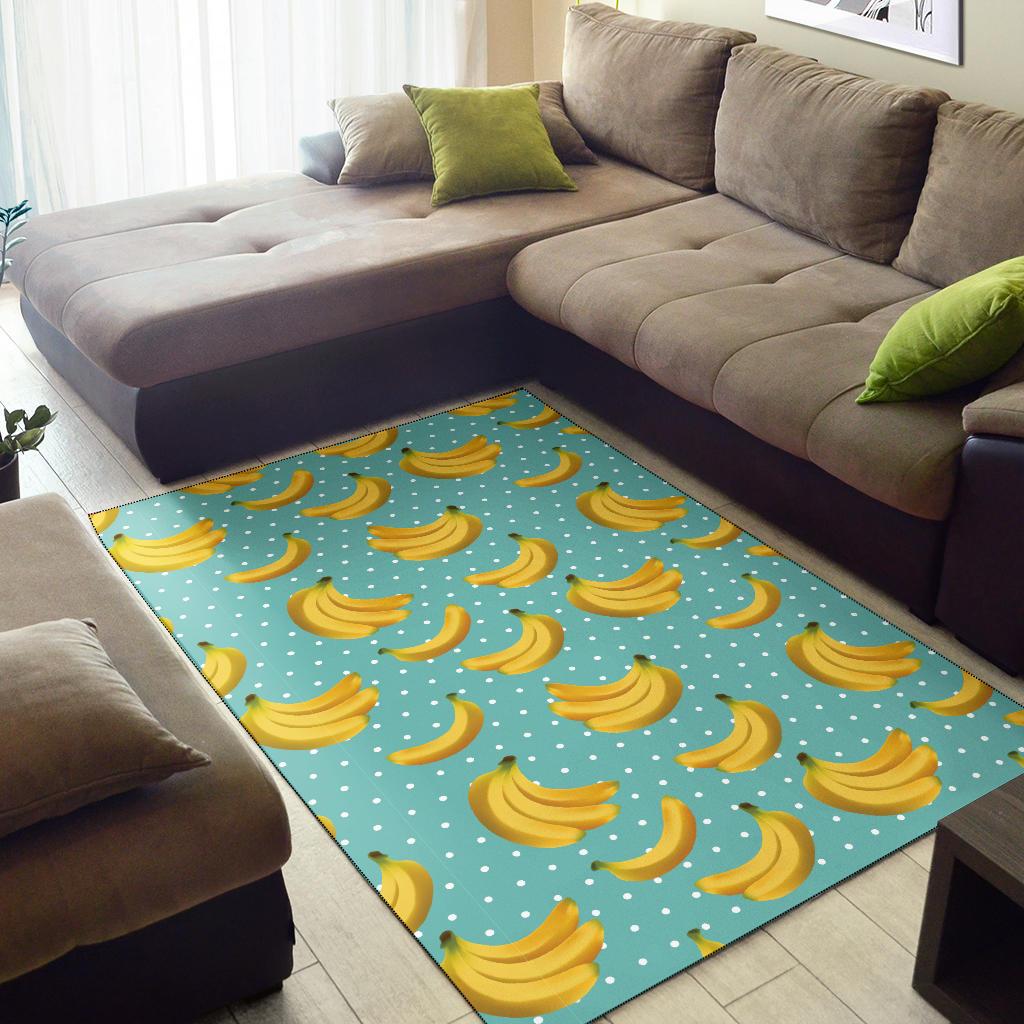 Banana Pattern Print Design BA02 Area Rugs