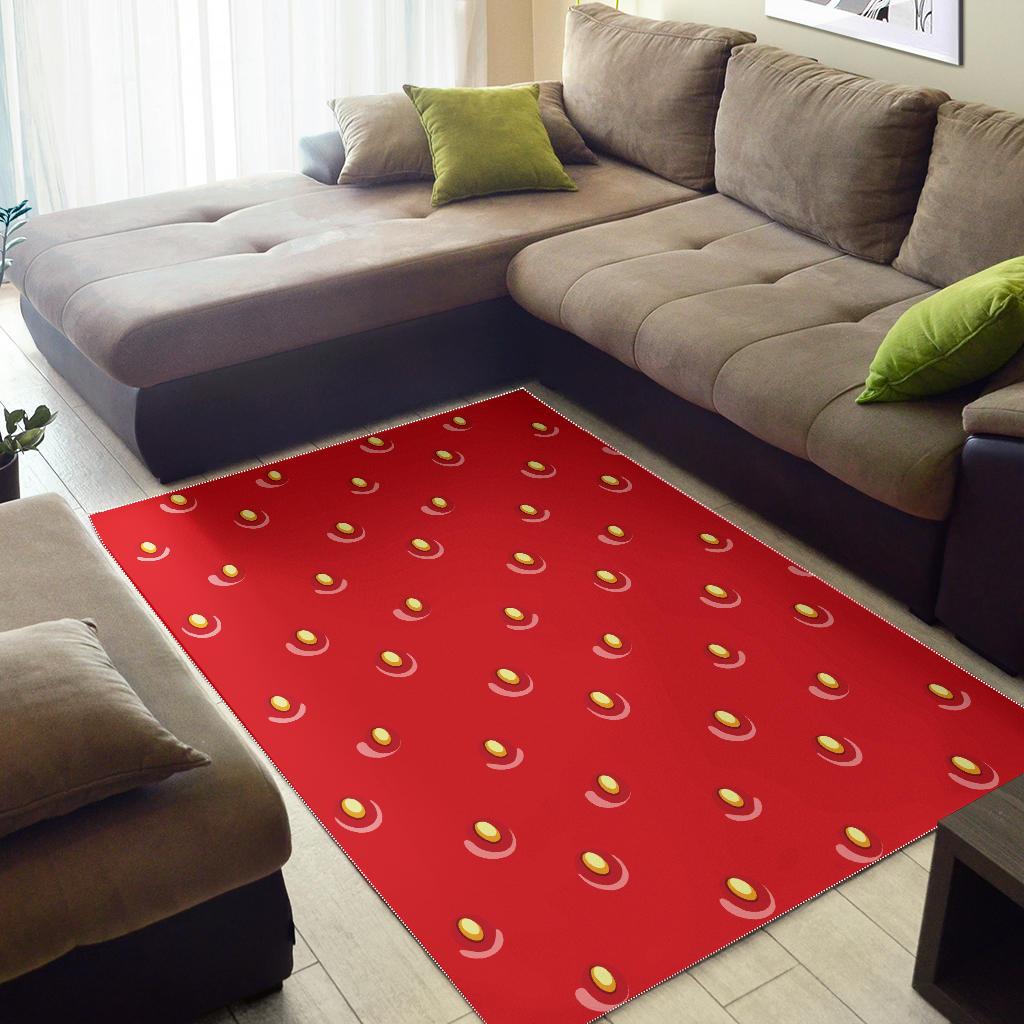 strawberry texture skin pattern Area Rug