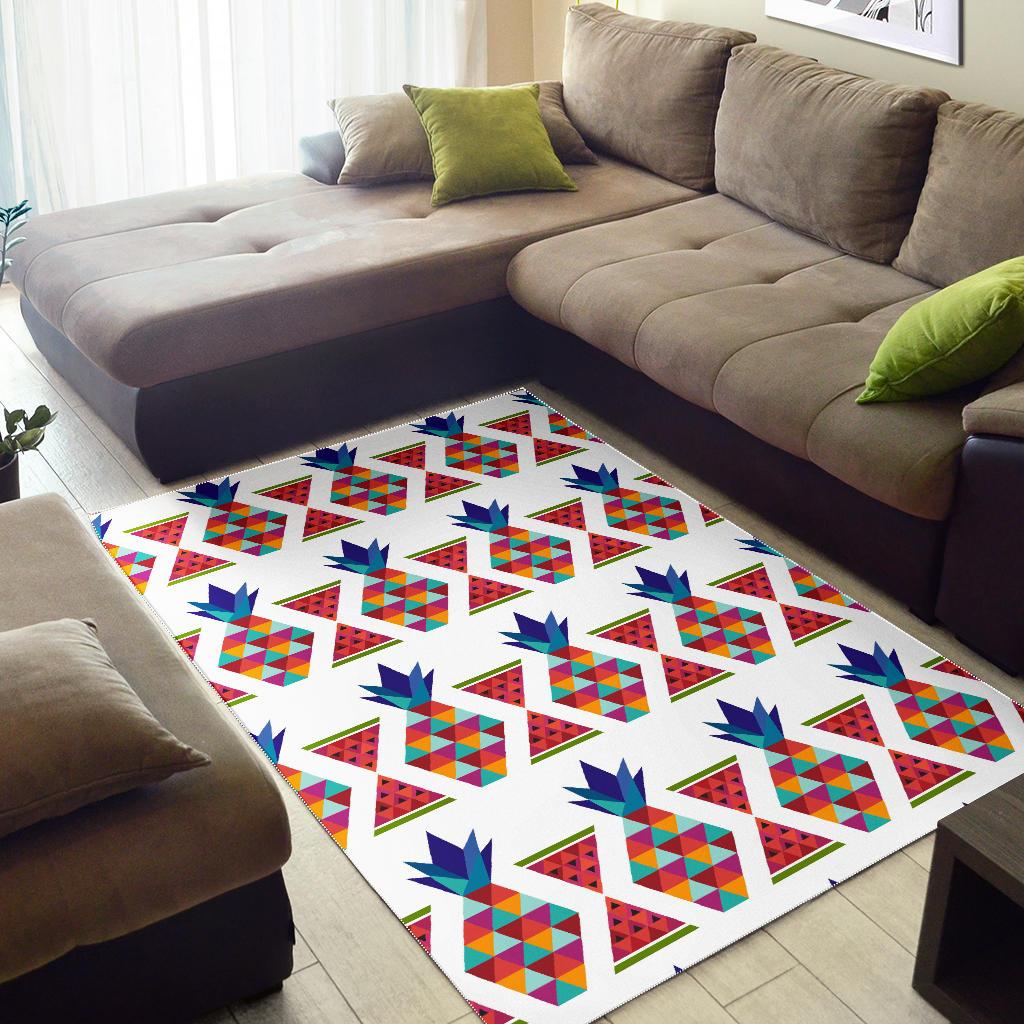 Geometric Pineapple Pattern Area Rug