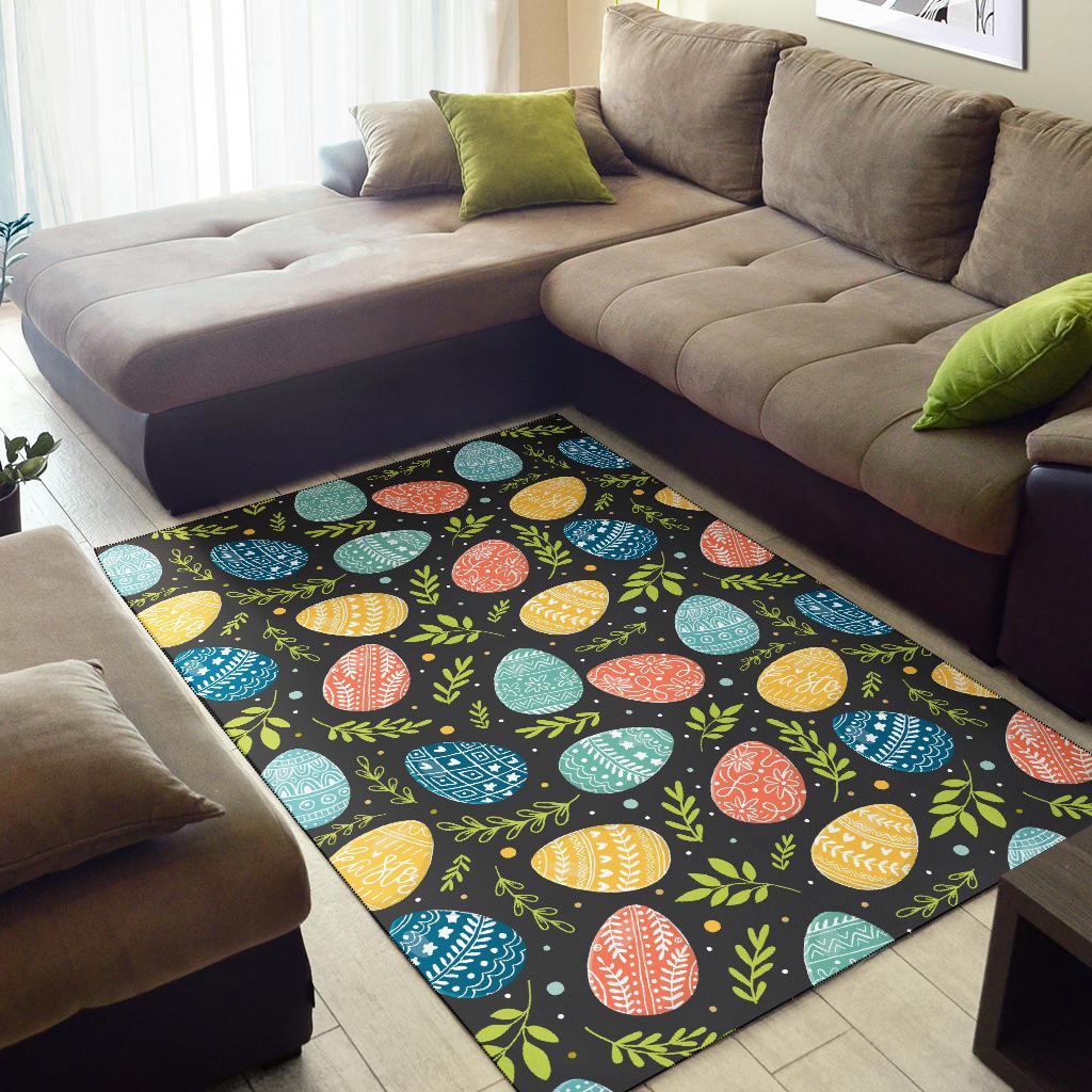 Easter Eggs Pattern Print Design RB01 Area Rugs