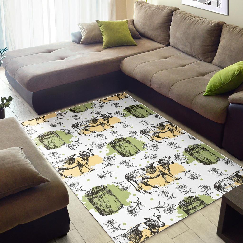 Cow Pattern Area Rug