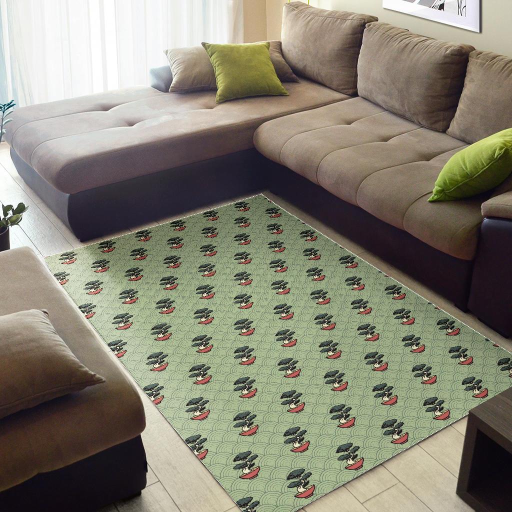 Bonsai Japanes Pattern Area Rug