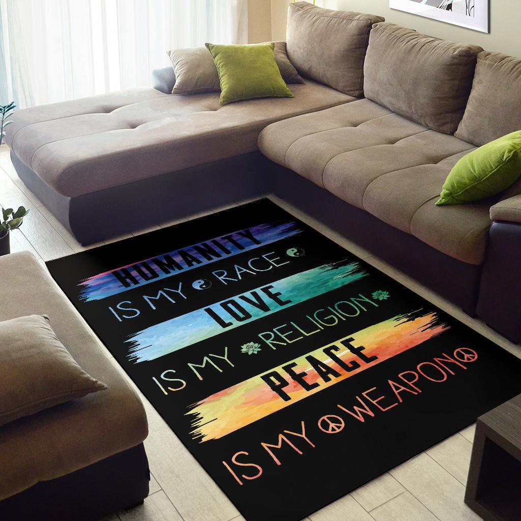 Black Area Rug