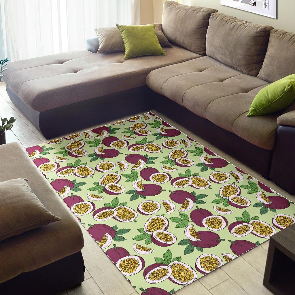 Passion fruit pattern Area Rug