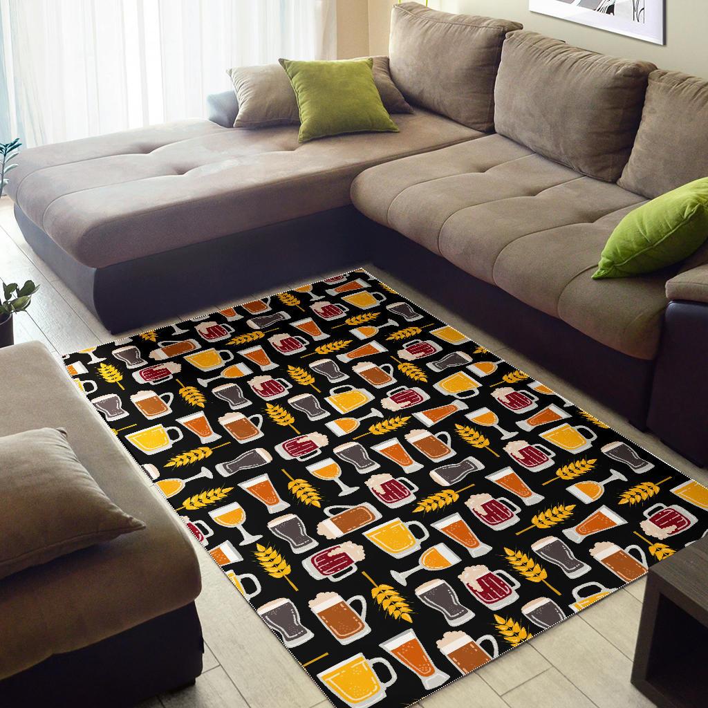 Beer type pattern Area Rug