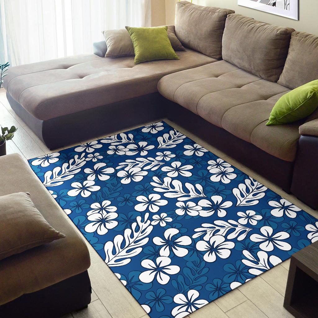 Plumeria Pattern Print Design PM015 Area Rugs