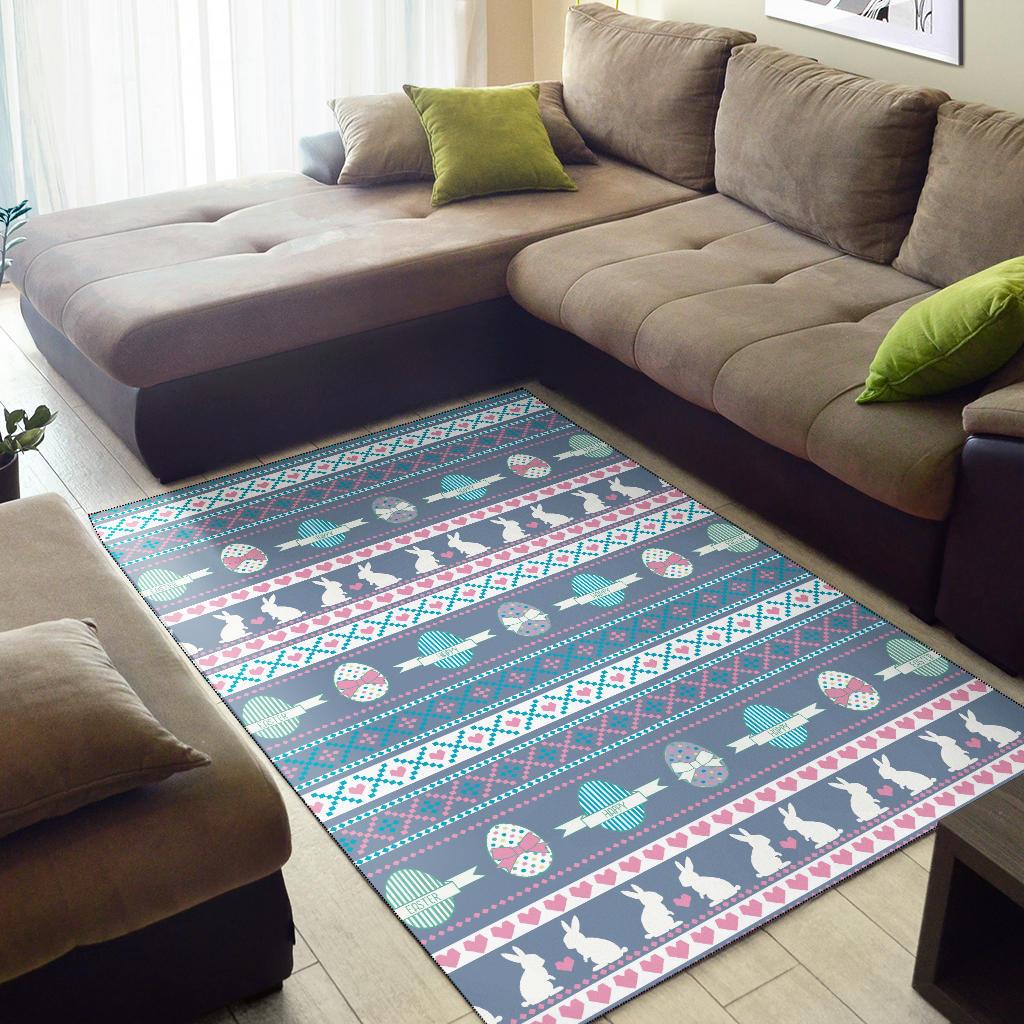 Easter Eggs Pattern Print Design RB013 Area Rugs