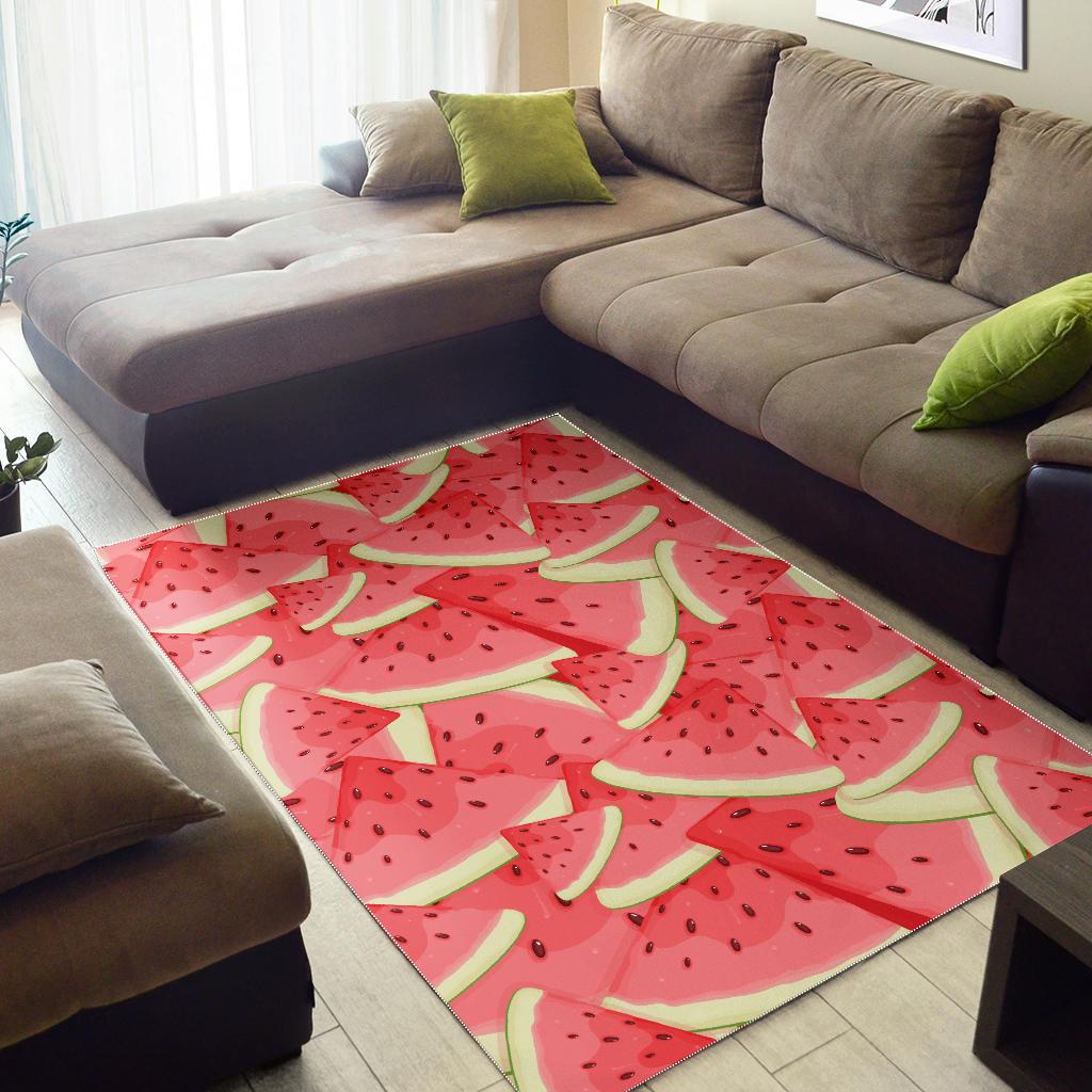 Watermelon Pattern Background Area Rug